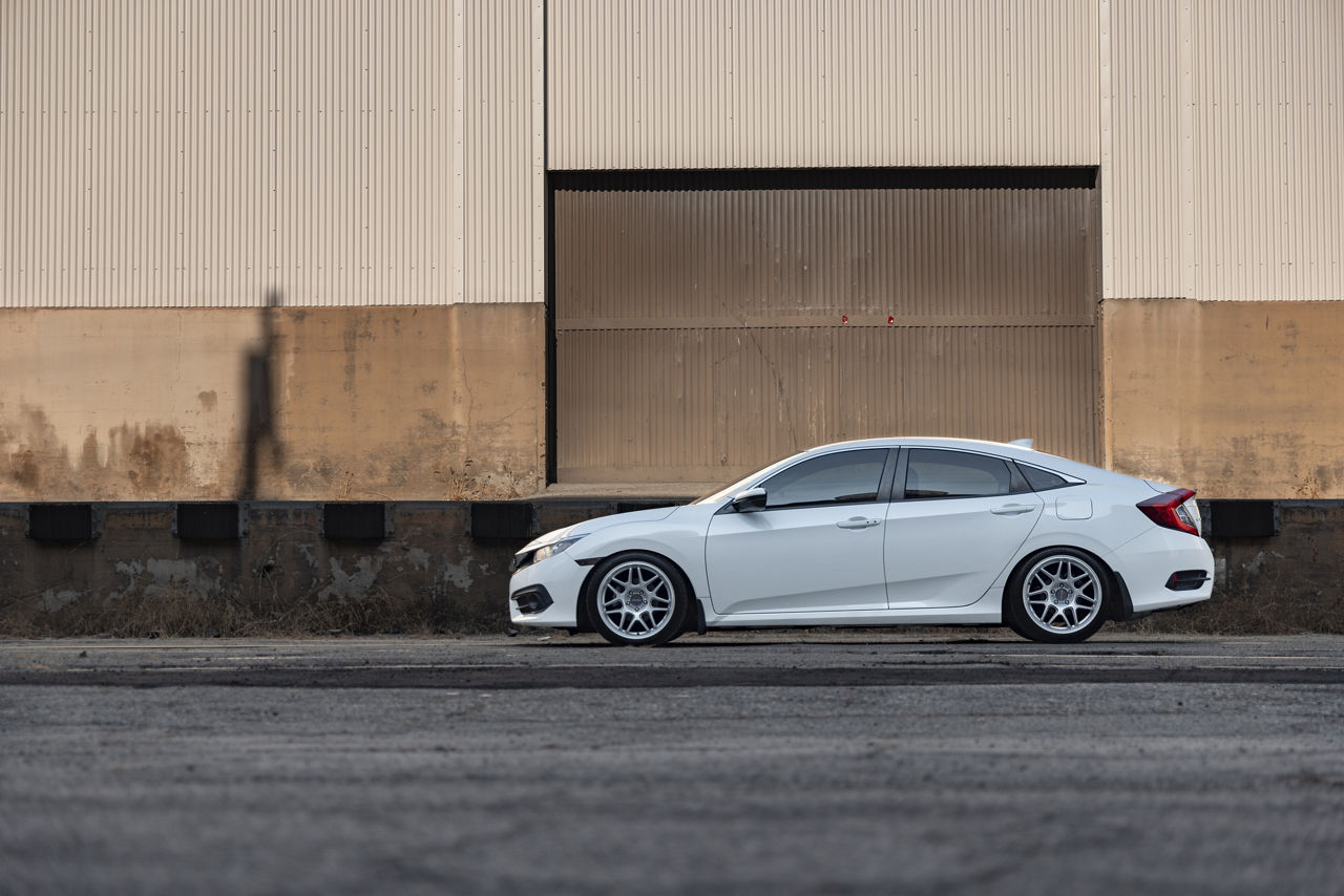 2020 Honda Civic - Motegi MR158 Tsubaki - Silver | Wheel Pros